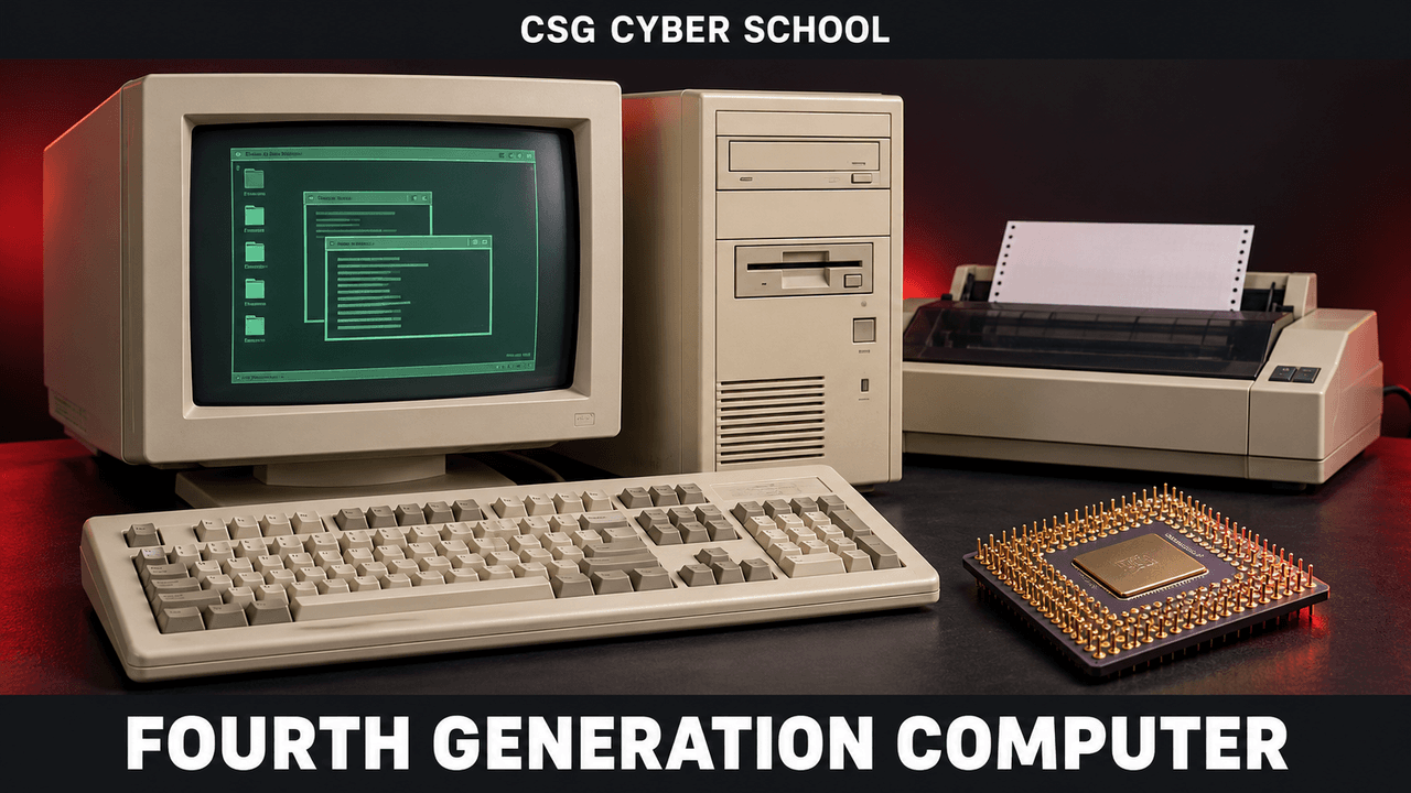 Fourth-generation personal computer based on microprocessor technology, CSG Cyber School